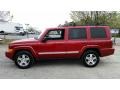 2010 Inferno Red Crystal Pearl Jeep Commander Sport 4x4  photo #12