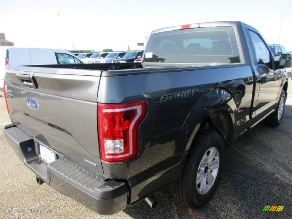 2016 F150 XL Regular Cab - Magnetic / Medium Earth Gray photo #7