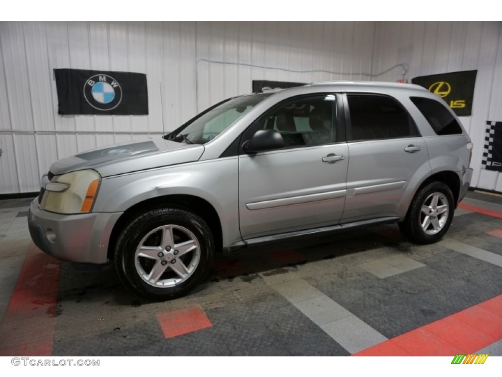 2005 Equinox LT AWD - Dark Silver Metallic / Light Cashmere photo #2