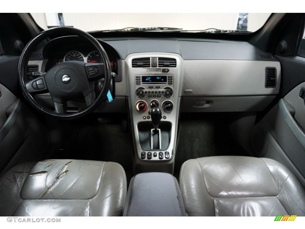 2005 Equinox LT AWD - Dark Silver Metallic / Light Cashmere photo #26