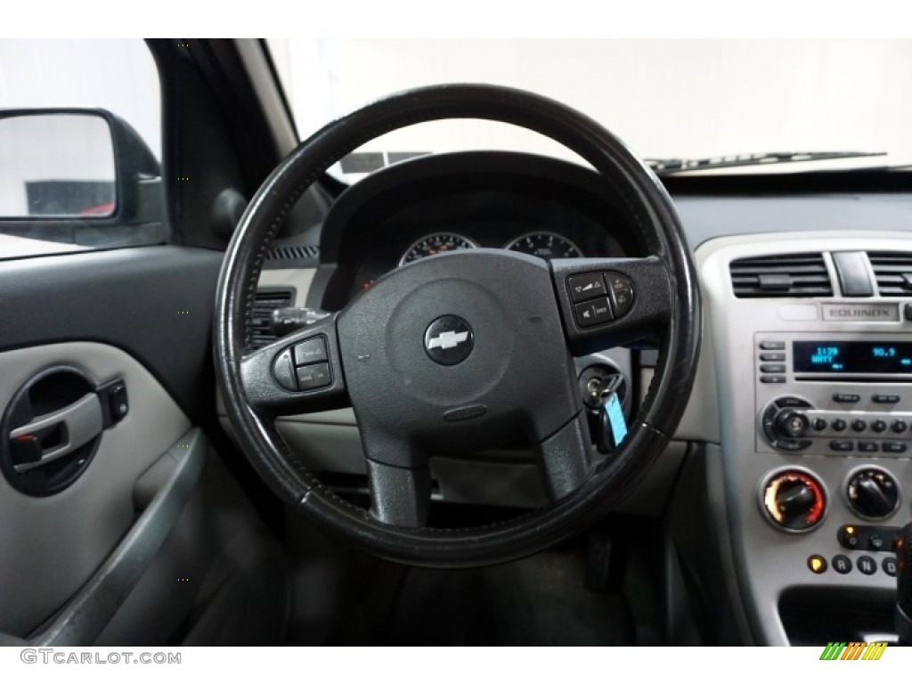 2005 Equinox LT AWD - Dark Silver Metallic / Light Cashmere photo #28