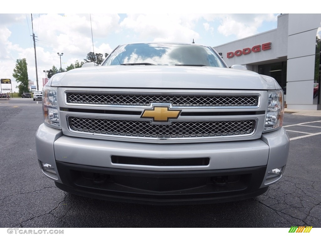 2012 Silverado 1500 LTZ Crew Cab 4x4 - Silver Ice Metallic / Ebony photo #2