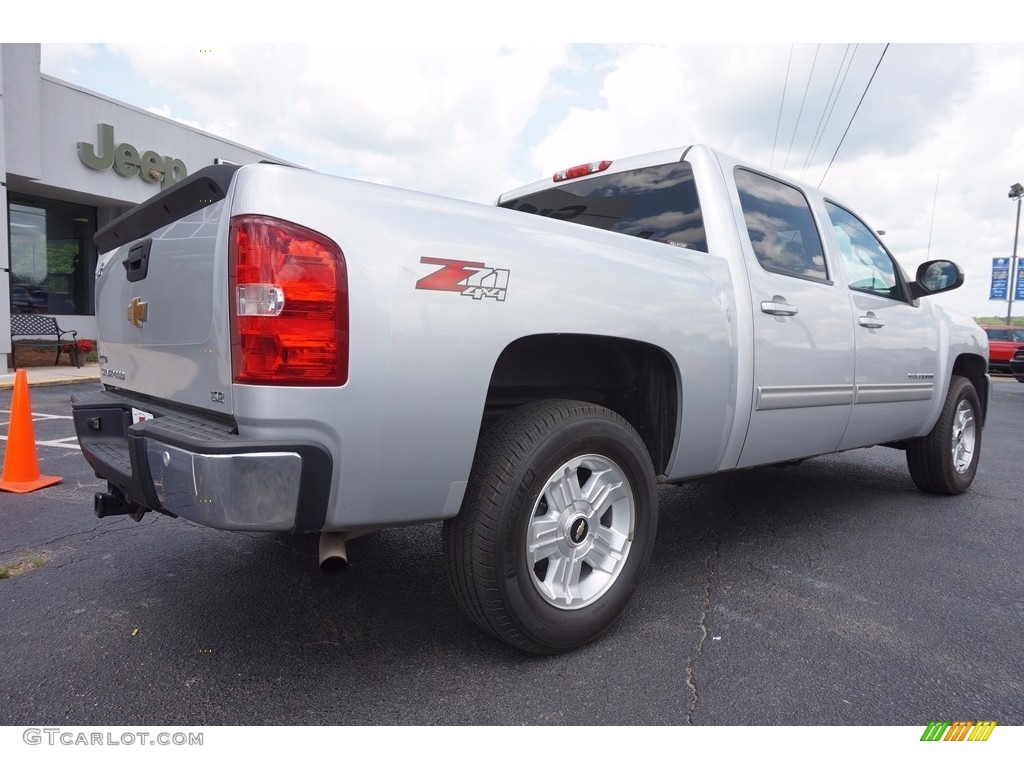 2012 Silverado 1500 LTZ Crew Cab 4x4 - Silver Ice Metallic / Ebony photo #7