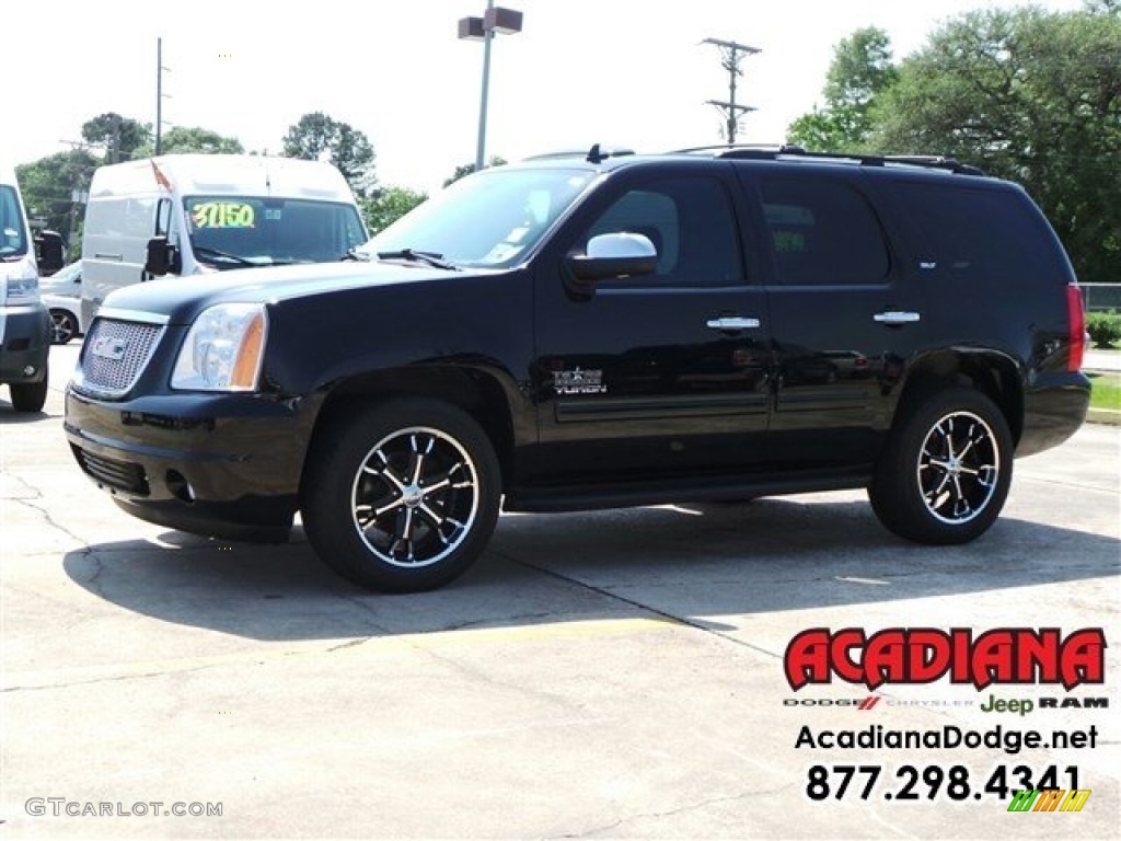 2012 Yukon SLT - Onyx Black / Ebony photo #1