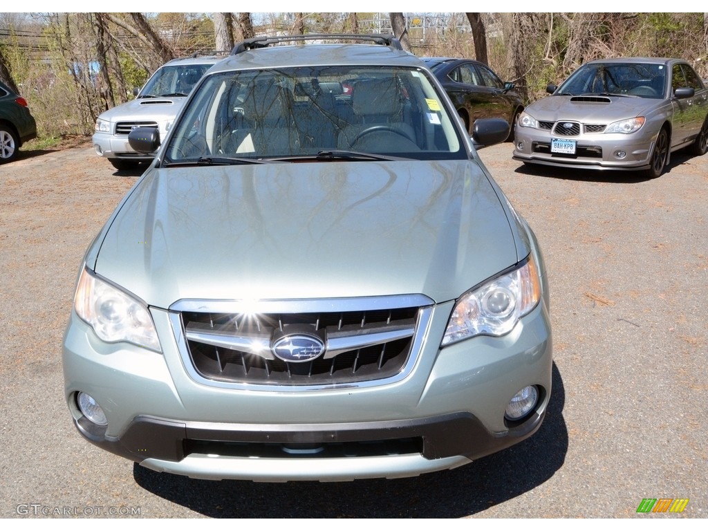 2009 Outback 2.5i Special Edition Wagon - Seacrest Green Metallic / Warm Ivory photo #2