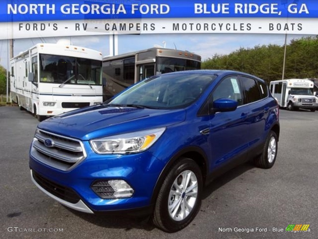 2017 Escape SE 4WD - Lightning Blue / Medium Light Stone photo #1