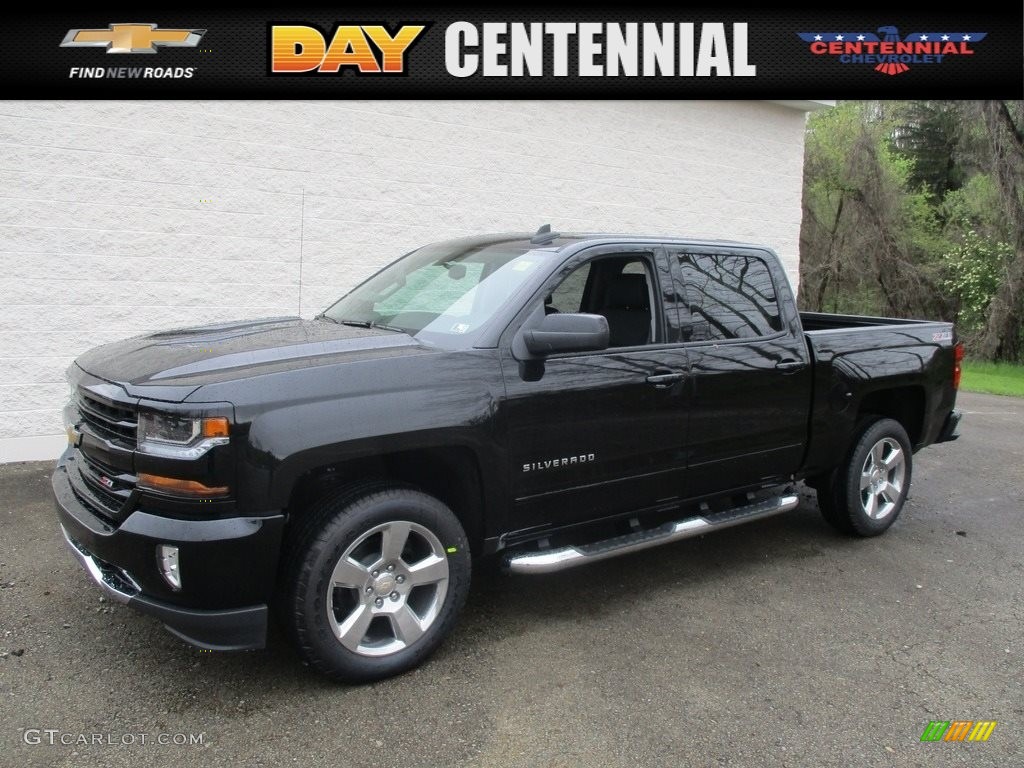 2016 Silverado 1500 LT Crew Cab 4x4 - Black / Jet Black photo #1