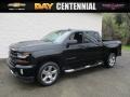 2016 Black Chevrolet Silverado 1500 LT Crew Cab 4x4  photo #1