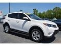 Super White 2013 Toyota RAV4 XLE