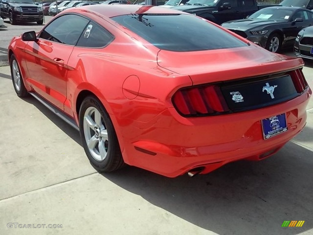 2016 Mustang V6 Coupe - Competition Orange / Ebony photo #7