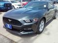 2016 Magnetic Metallic Ford Mustang V6 Coupe  photo #7