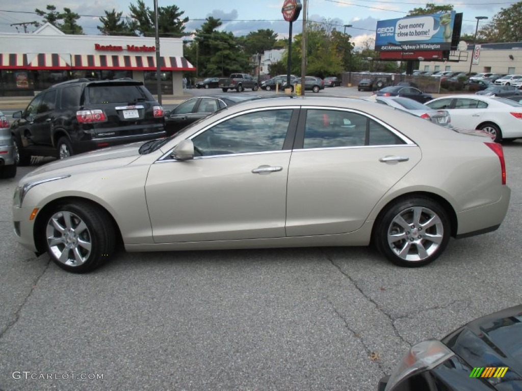 2013 ATS 2.0L Turbo Luxury AWD - Silver Coast Metallic / Light Platinum/Brownstone Accents photo #2
