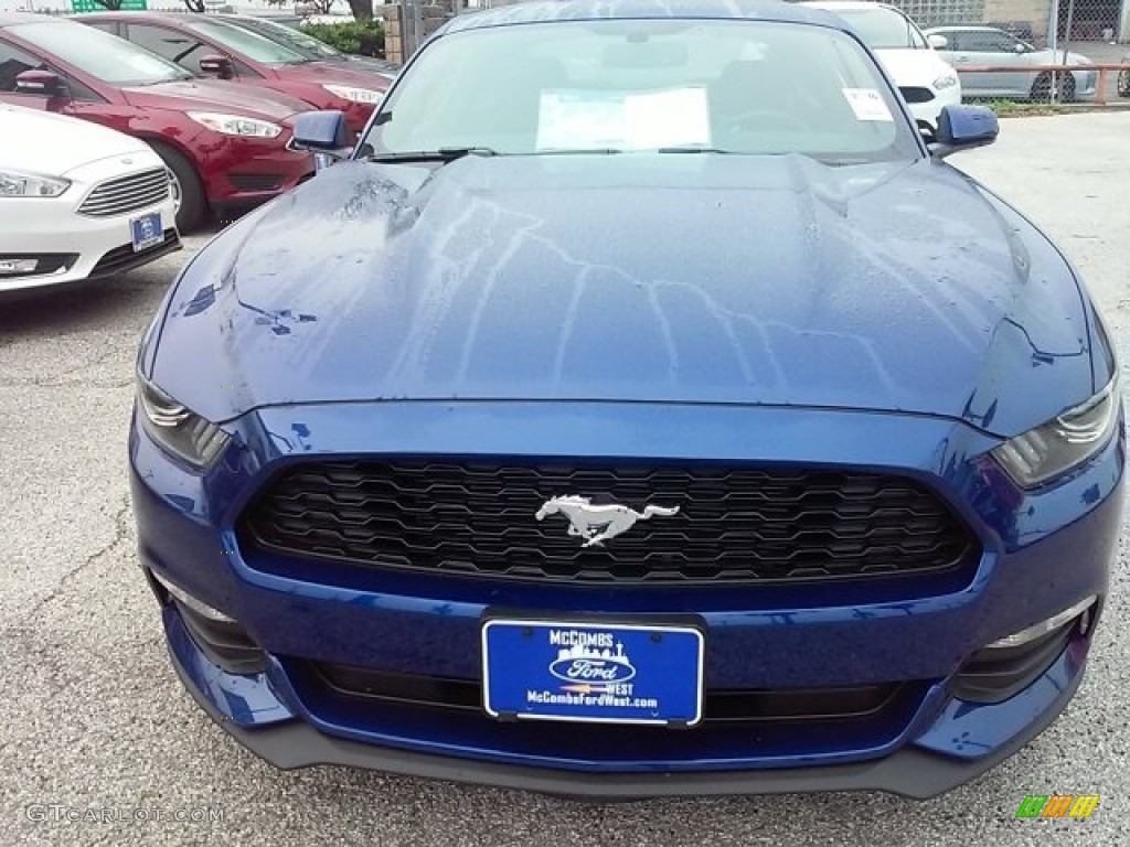 2016 Mustang V6 Coupe - Deep Impact Blue Metallic / Ebony photo #5