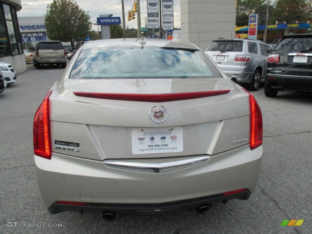 2013 ATS 2.0L Turbo Luxury AWD - Silver Coast Metallic / Light Platinum/Brownstone Accents photo #4