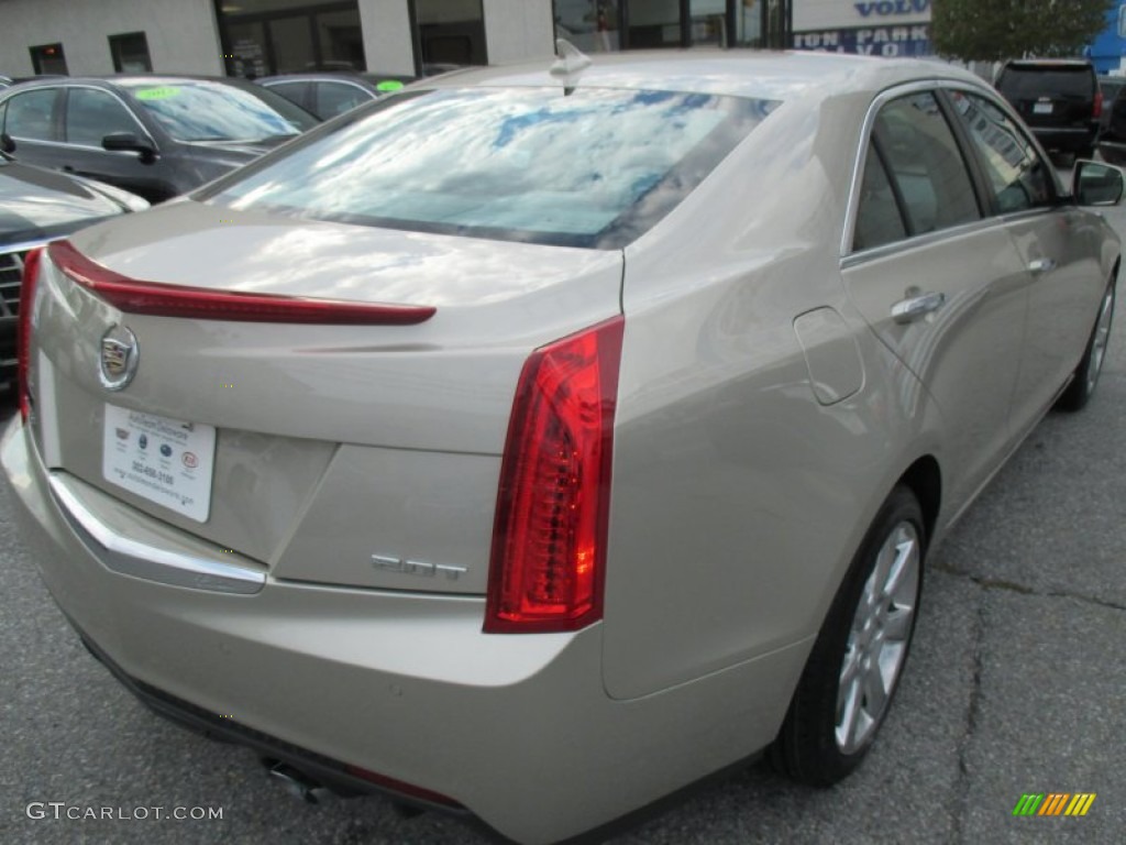 2013 ATS 2.0L Turbo Luxury AWD - Silver Coast Metallic / Light Platinum/Brownstone Accents photo #5