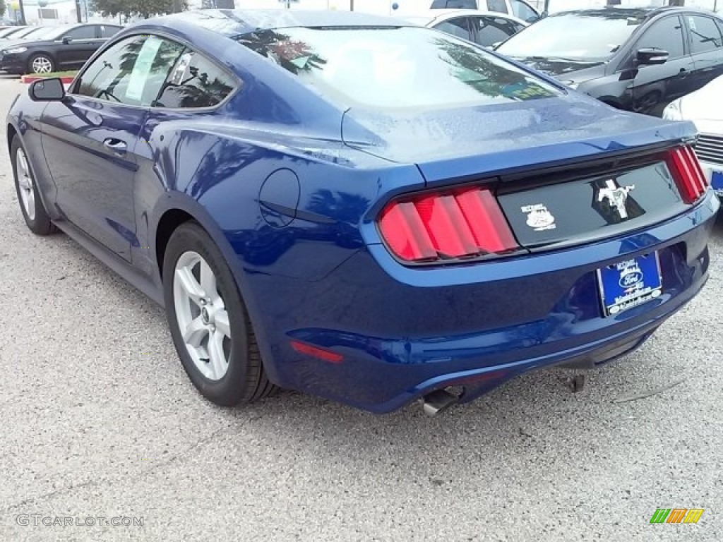 2016 Mustang V6 Coupe - Deep Impact Blue Metallic / Ebony photo #7