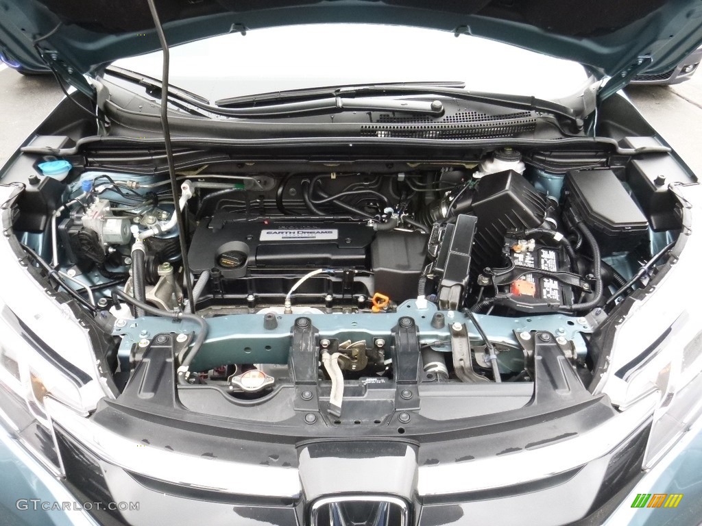 2015 CR-V LX AWD - Obsidian Blue Pearl / Beige photo #24