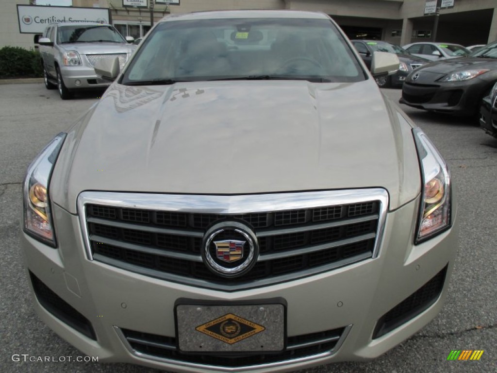 2013 ATS 2.0L Turbo Luxury AWD - Silver Coast Metallic / Light Platinum/Brownstone Accents photo #8