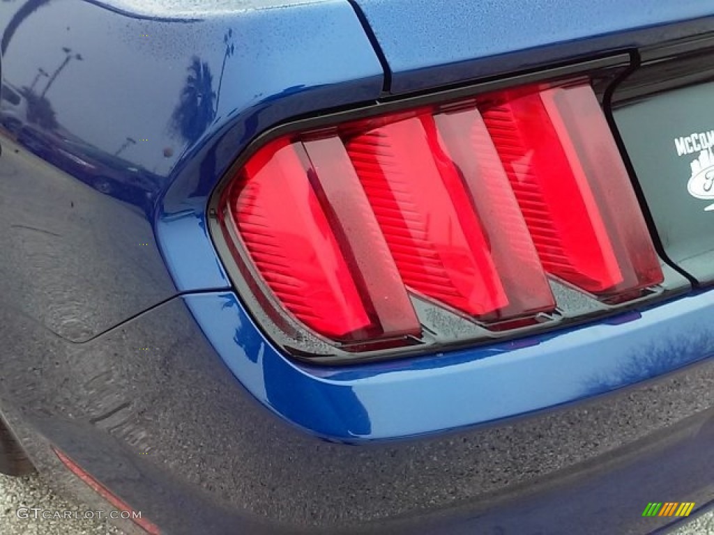 2016 Mustang V6 Coupe - Deep Impact Blue Metallic / Ebony photo #9