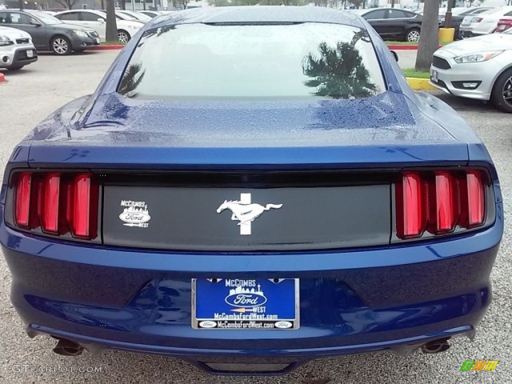 2016 Mustang V6 Coupe - Deep Impact Blue Metallic / Ebony photo #10