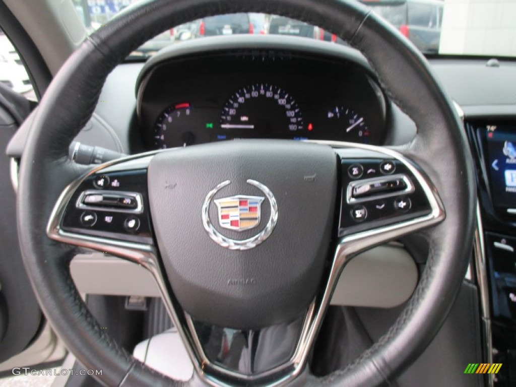 2013 ATS 2.0L Turbo Luxury AWD - Silver Coast Metallic / Light Platinum/Brownstone Accents photo #11
