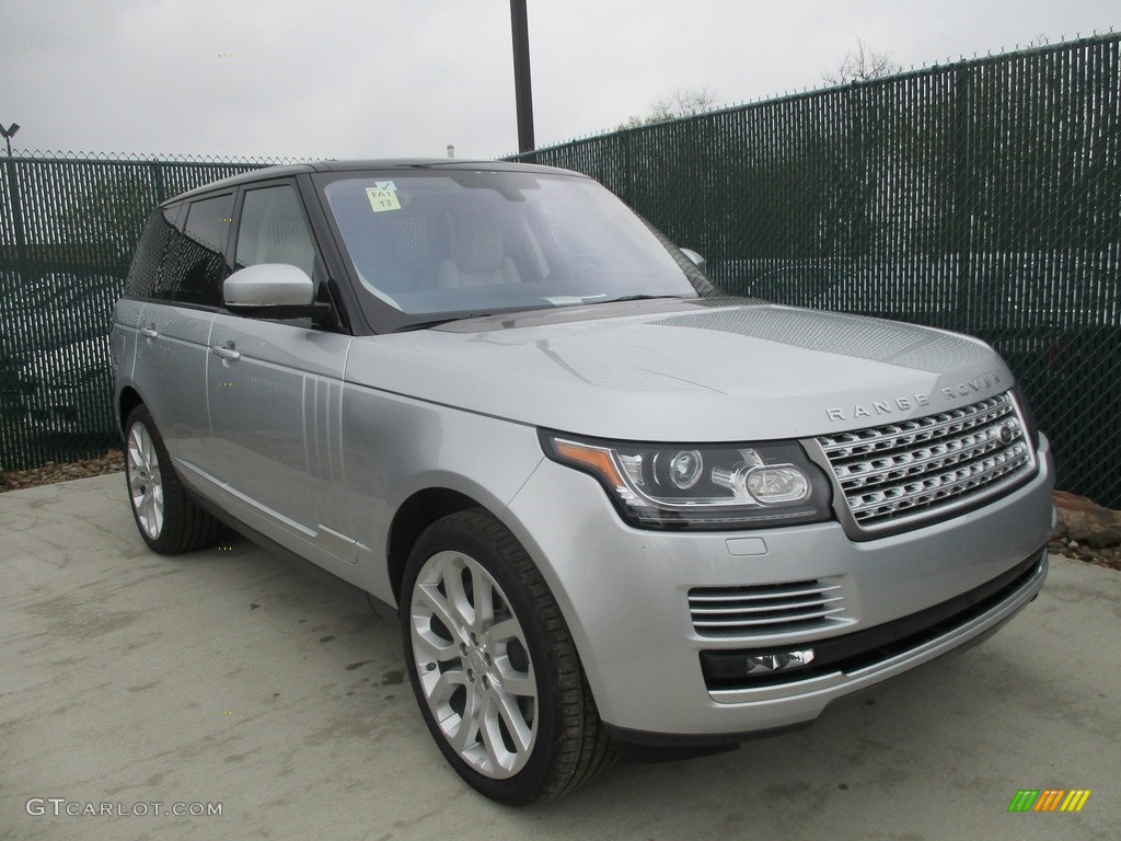 2016 Range Rover Supercharged - Indus Silver Metallic / Ebony/Cirrus photo #5