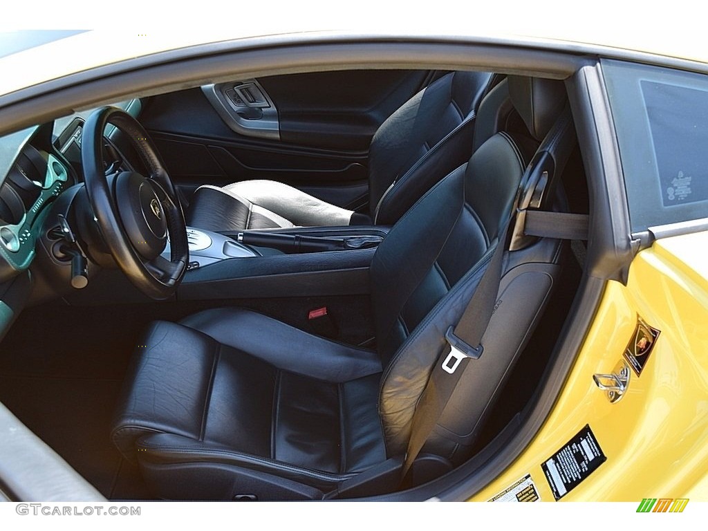 Nero Perseus Interior 2006 Lamborghini Gallardo Coupe E-Gear Photo #112636446
