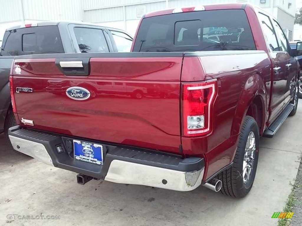 2016 F150 XLT SuperCrew - Ruby Red / Medium Earth Gray photo #48
