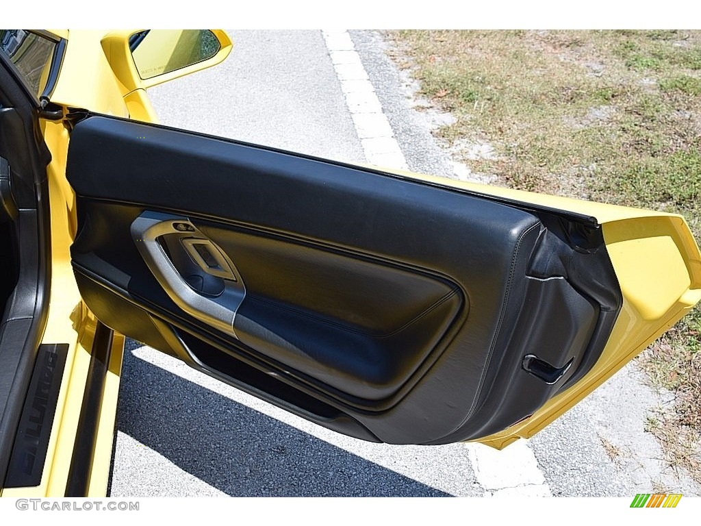 2006 Lamborghini Gallardo Coupe E-Gear Nero Perseus Door Panel Photo #112636812