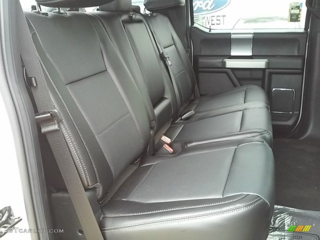 2016 F150 Lariat SuperCrew 4x4 - Oxford White / Black photo #7