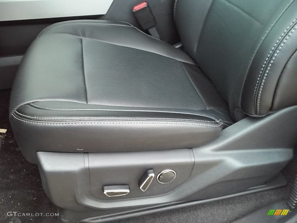 2016 F150 Lariat SuperCrew 4x4 - Oxford White / Black photo #15