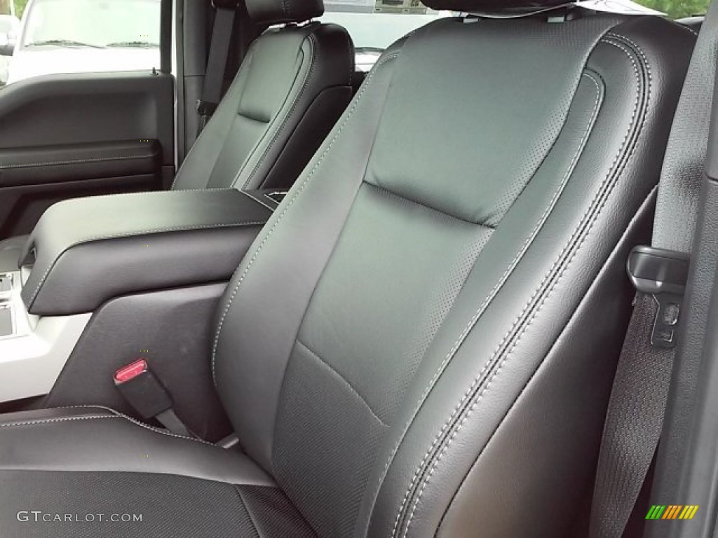 2016 F150 Lariat SuperCrew 4x4 - Oxford White / Black photo #16