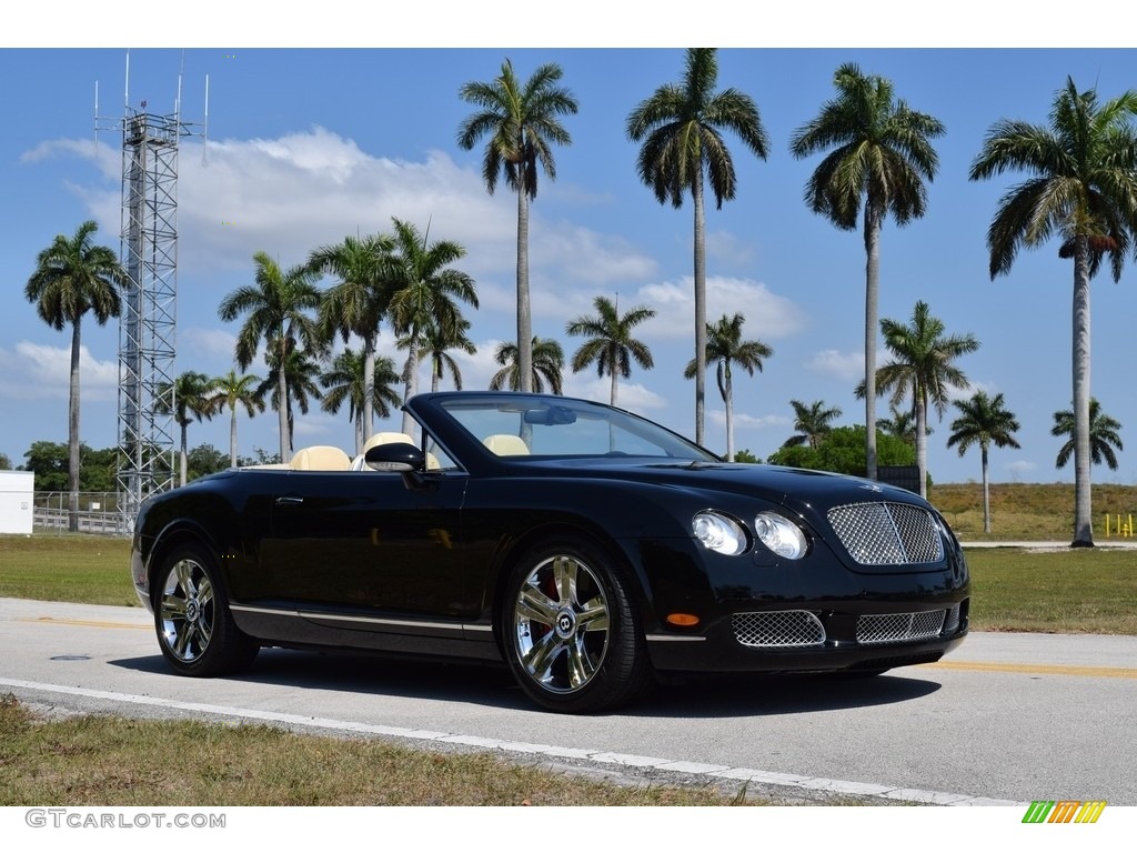 2007 Continental GTC  - Diamond Black / Magnolia photo #1