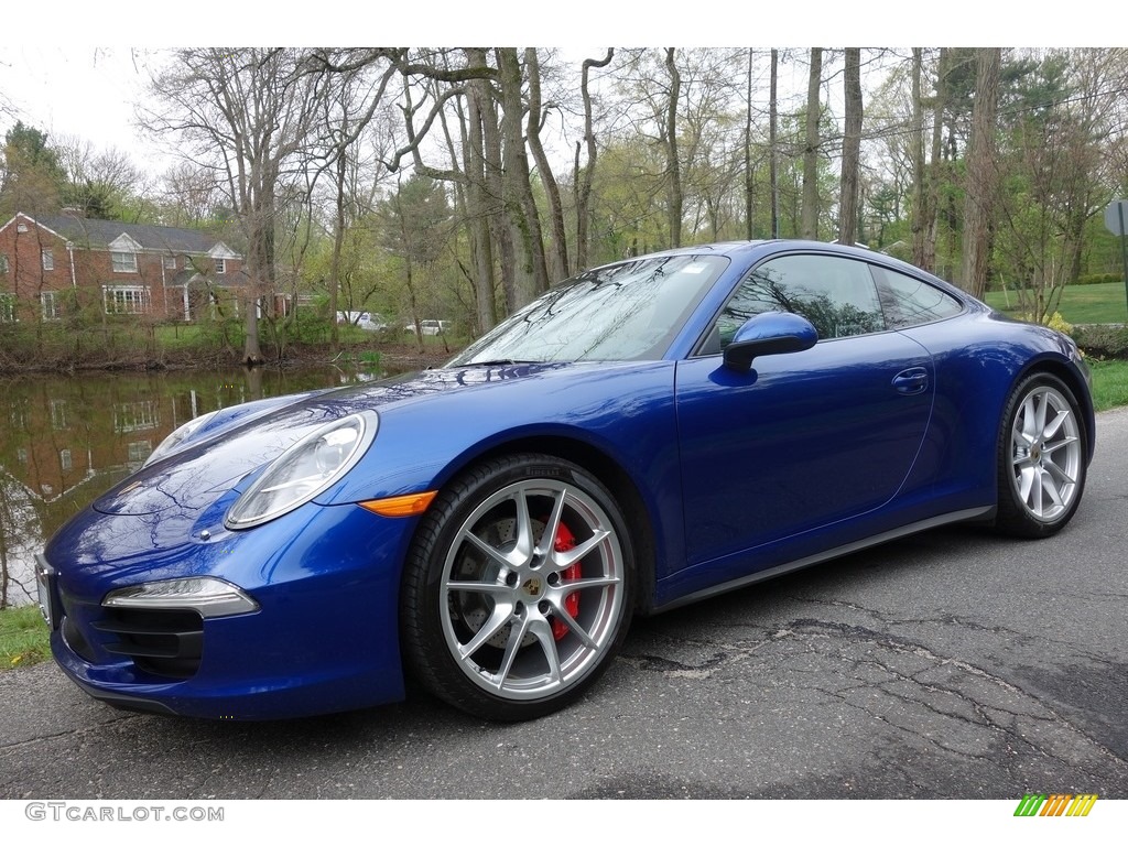 Aqua Blue Metallic 2013 Porsche 911 Carrera 4S Coupe Exterior Photo #112638450