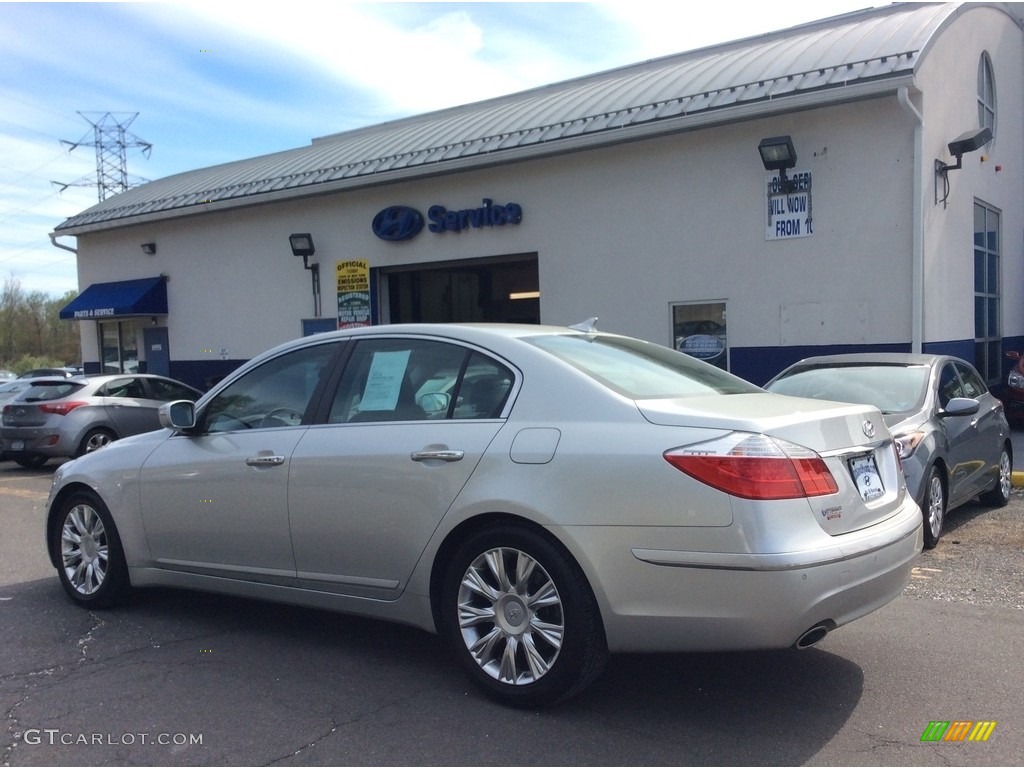 2009 Genesis 3.8 Sedan - Platinum Metallic / Black photo #6