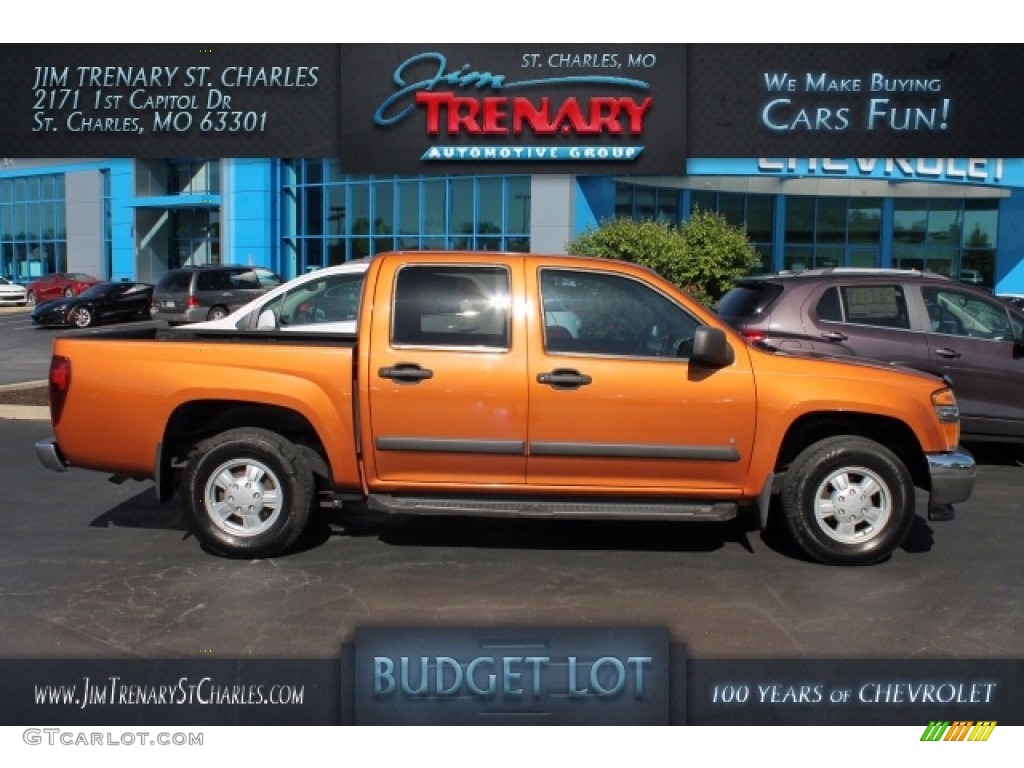 Sunburst Orange Metallic Chevrolet Colorado