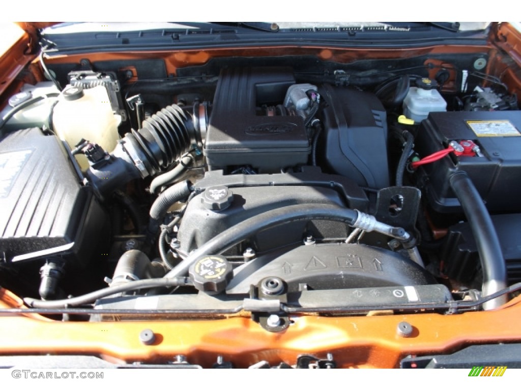 2007 Colorado LT Crew Cab - Sunburst Orange Metallic / Very Dark Pewter photo #6