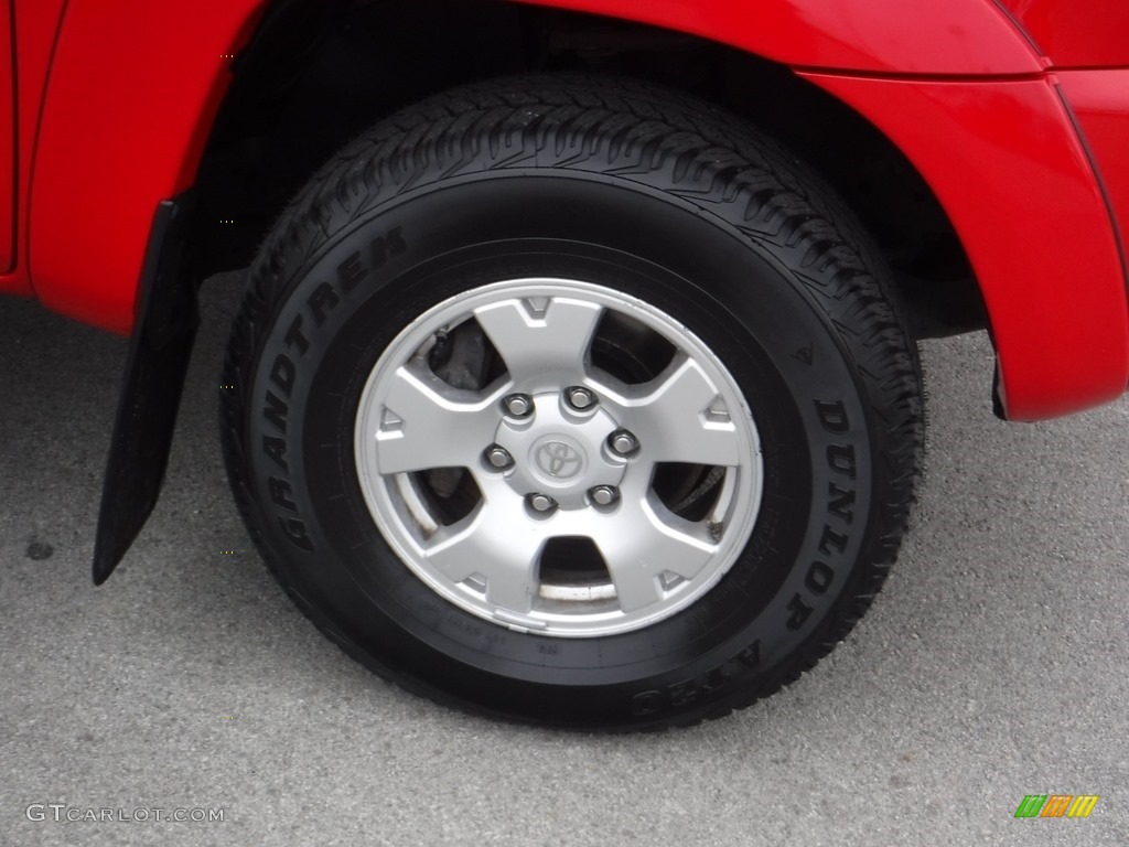 2008 Tacoma V6 SR5 Double Cab 4x4 - Radiant Red / Taupe photo #3