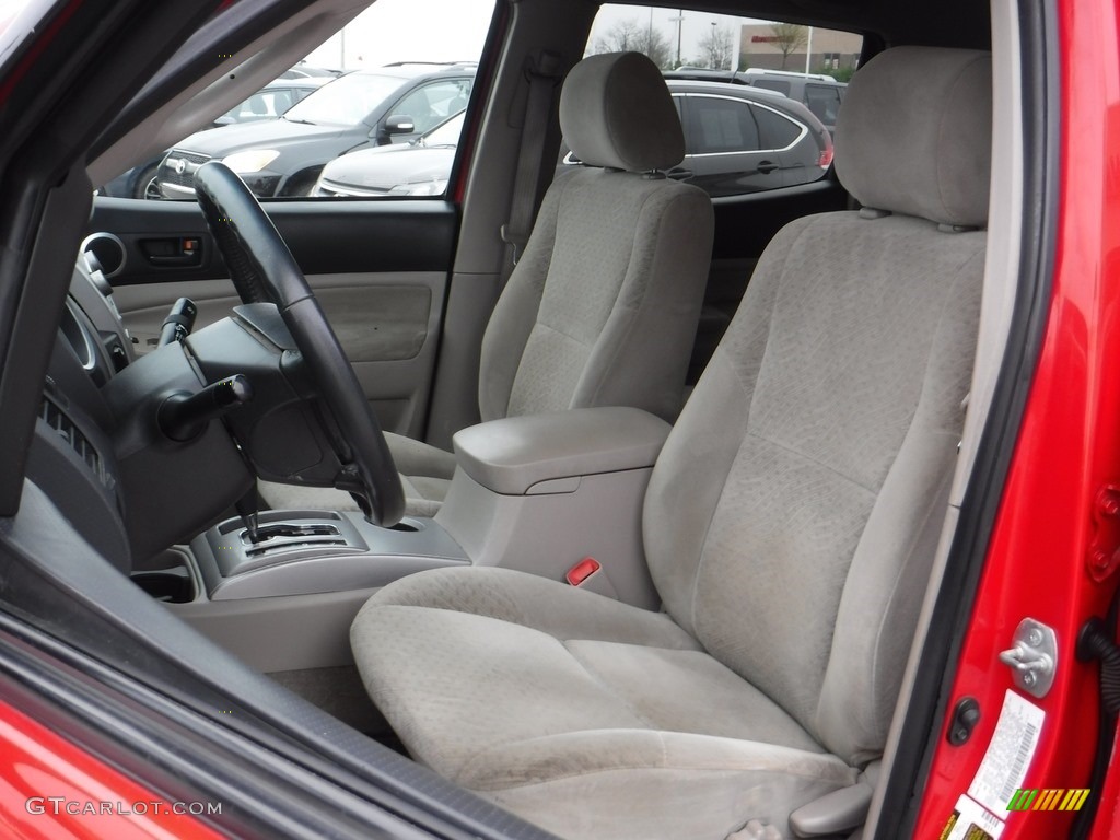 2008 Tacoma V6 SR5 Double Cab 4x4 - Radiant Red / Taupe photo #15