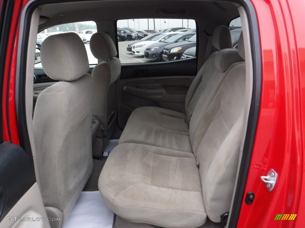 2008 Tacoma V6 SR5 Double Cab 4x4 - Radiant Red / Taupe photo #21