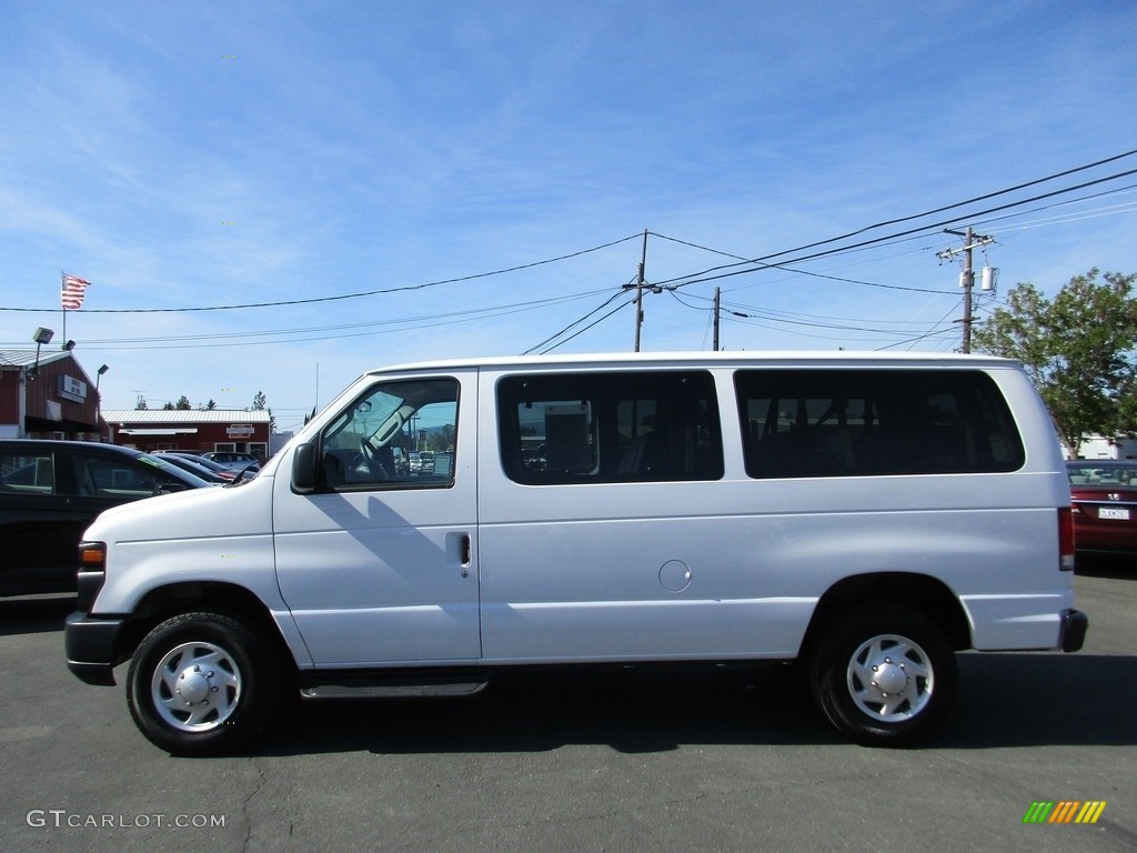 2014 E-Series Van E350 XL Passenger Van - Oxford White / Medium Flint photo #3