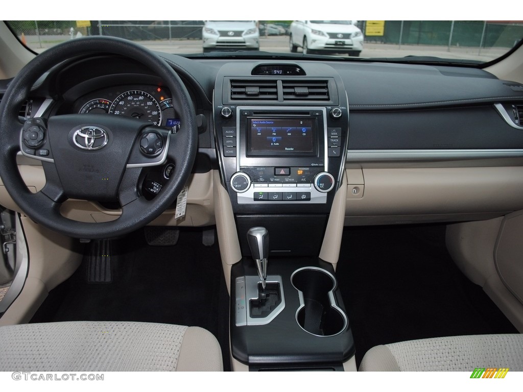 2014 Camry LE - Creme Brulee Metallic / Ivory photo #9