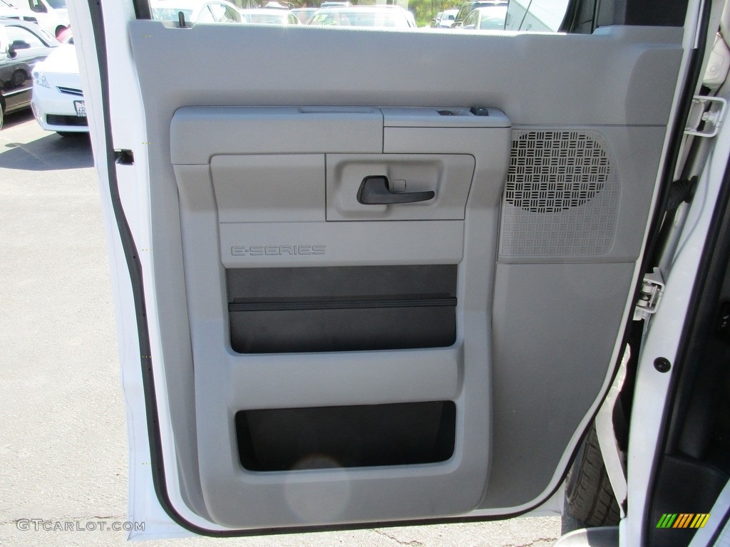 2014 E-Series Van E350 XL Passenger Van - Oxford White / Medium Flint photo #8