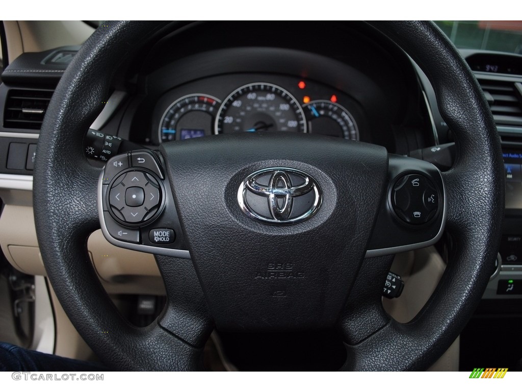 2014 Camry LE - Creme Brulee Metallic / Ivory photo #13