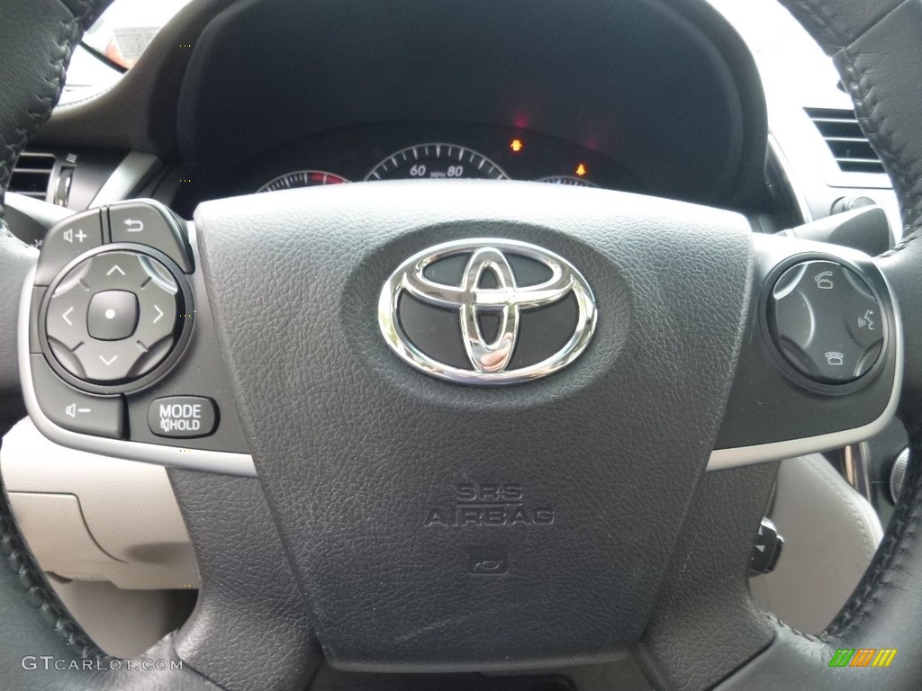 2014 Camry XLE - Attitude Black Metallic / Ivory photo #21