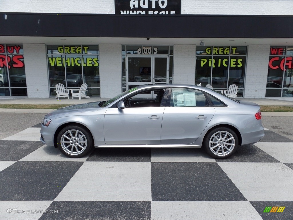 2015 A4 2.0T Premium Plus quattro - Florett Silver Metallic / Black photo #1