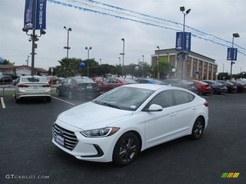2017 Elantra SE - White / Beige photo #3