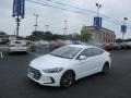 2017 White Hyundai Elantra SE  photo #3