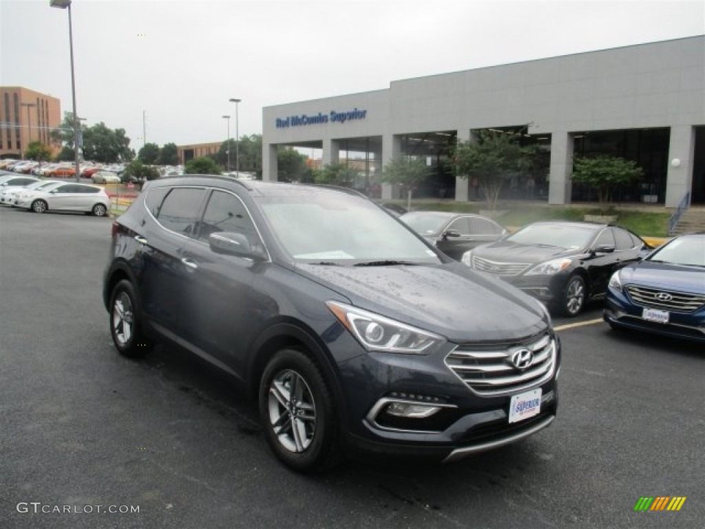 2017 Santa Fe Sport FWD - Marlin Blue / Beige photo #1