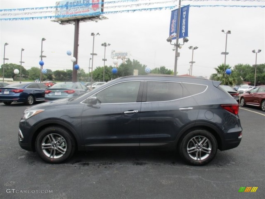 2017 Santa Fe Sport FWD - Marlin Blue / Beige photo #4